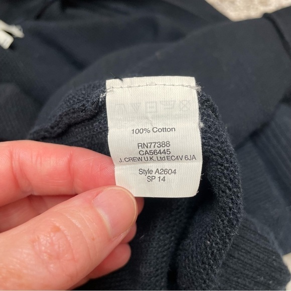 Madewell Inlet Button Up Long Sleeve Cotton Cardigan in Black Small - Picture 9 of 13